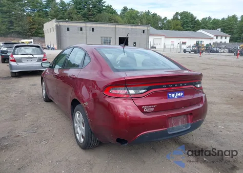 2015 Dodge Dart Se z USA, uszkodzony, nr VIN 1C3CDFAA6FD281898